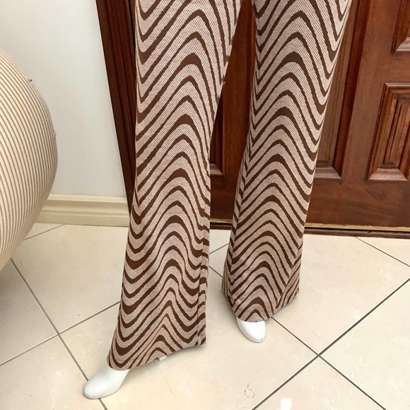 Urban Outfitters UO Bryn Pull-On Flare Soft Pants in Brown - Picture 7 of 16